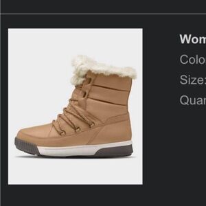 Woman’s northface winter boots brand new